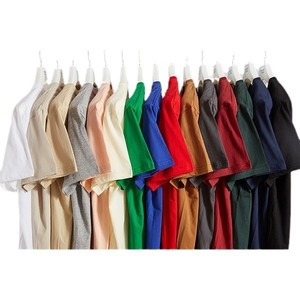 OEM Custom Logo Embroidery Print Spring and Summer Pure Cotton 180g Solid Color Round Neck Short Sleeve Unisex Casual <b>T</b>-<b>shirt</b> - Product Image 1