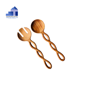 Cuillère à café en bois écologique, ensemble de cuillères à dessert, design classique moderne de luxe pour hôtel, restaurant, maison, cadeau de mariage, utilisation personnalisée - Product Image 4