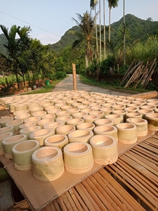 Best Selling Storage Chopsticks Spoon <b>Knife</b> Decor Item in Kitchen Eco-Friendly Natural Bamboo Chopsticks Tube - Product Image 5