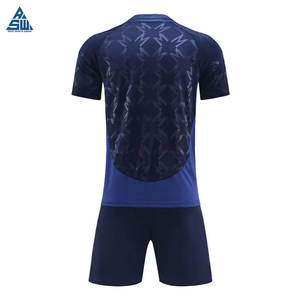 Tenues de football pour adultes, ensembles de maillots à séchage rapide avec impression par transfert thermique, logo, découpe automatisée, nom personnalisé, stock limité disponible - Product Image 5