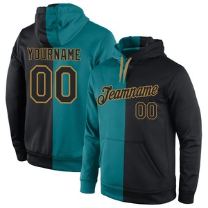 Custom Printed Winter Men's Fleece Pullover Hoodies with Pocket - Product Image 1