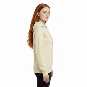 Sudaderas Extra Grandes Beige Premium de 400 g/m², 100 % Algodón, Felpa Francesa, Estilo Urbano, Sudadera con Capucha, Logotipo Personalizado, Hombros Caídos, Corte Cuadrado - Product Image 4