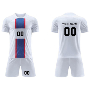 Uniforme de fútbol para hombre de MOQ bajo, tela duradera, antiarrugas, camiseta de fútbol para jóvenes, lista para el partido con camiseta de fútbol OEM - Product Image 2