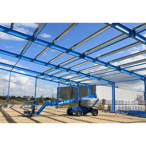 China standard light gauge steel pre engineering shed fast install building clear span steel structure