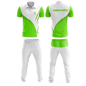 Uniformes de cricket pour hommes nouveau design uniforme de cricket nouveau modèle meilleur maillot de cricket polo et pantalon ensembles de survêtement - Product Image 1