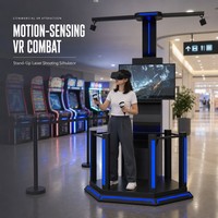 Simulateur de tir laser d'intérieur de mini machine de jeu de l'étape VR avec la plate-forme interactive debout à jetons de l'expérience active VR