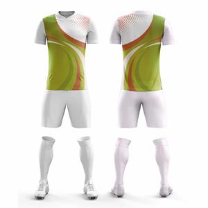 Nouveauté, meilleure qualité, ensembles d'uniformes de football unisexes sur mesure, respirants, séchage rapide, écologiques, 100% polyester, service OEM - Product Image 4
