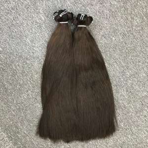 Extensiones de cabello humano vietnamita recto Natural 100%, máquina de alta calidad, trama doble para todos los colores de tinte - Product Image 4