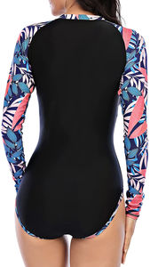 Combinaison de plongée à manches longues pour femme, respirante, à séchage rapide, avec fermeture éclair, service personnalisé OEM, vente en gros - Product Image 4