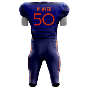 Maillot de football américain à séchage rapide OEM avec ensemble de pantalons Uniforme de football américain entièrement personnalisé Vêtements pour hommes - Product Image 3