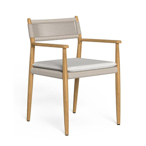 Juego de comedor para jardín al aire libre Silla de cuerda Muebles de patio para uso en restaurante - Product Image 1