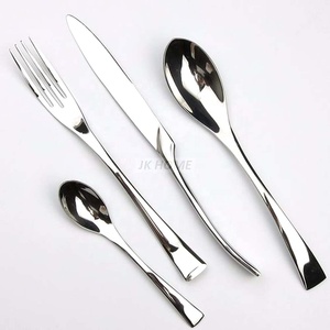 Cucharas de servicio de acero inoxidable de alta calidad con mango multicolor Juego de cubiertos Royal de aspecto moderno para restaurante Boda Hogar - Product Image 2