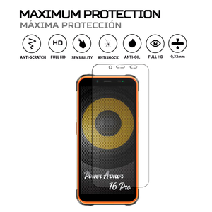 Protector de Pantalla ANTISHOCK para Ulefone Power Armor 16 Pro, Película Protectora Premium para Teléfono Móvil - Product Image 2