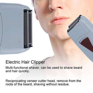 Rasoir Électrique Rotatif Double Tête Rechargeable USB pour Hommes, Tondeuse à Barbe et Cheveux à Double Lame pour le Visage - Product Image 6