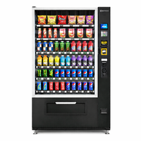 Máquina Expendedora Inteligente Automática RUNYANG Personalizada para Exteriores, Combinada para Bebidas, Aperitivos y Alimentos
