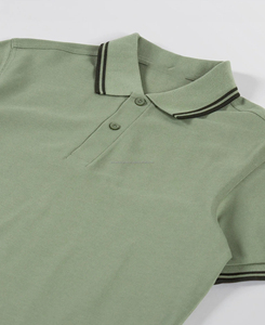 Camisa Polo Personalizada con Botones para Hombre, Transpirable, de Alta Calidad, Color Sólido, Estampado, MOQ Bajo, 180 g - Product Image 2