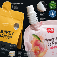 Sachet d'emballage alimentaire personnalisé en gros avec bec verseur, pochette souple verticale pour jus, café, gelée, noix - Fabricant OEM