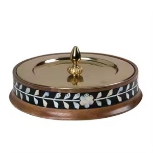 ถ้วยเสิร์ฟถั่วและผลไม้เกรดสูงชุบทองดีไซน์เนอร์ทำจากโลหะทำให้แอปเปิ้ลดูสง่างาม - Product Image 6