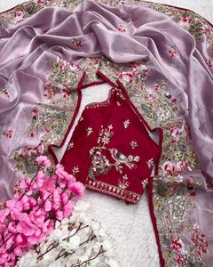 Hilos de bordado múltiple de tela pesada, codificación y corte elegante de secuencia en trabajo con borde de tubería - Product Image 6