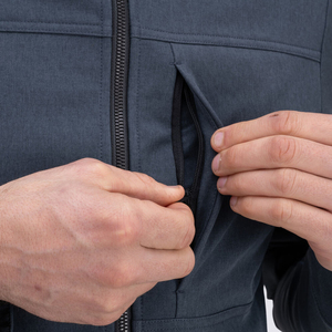 Veste softshell d'hiver personnalisée, veste de sport coupe-vent avec logo personnalisé de qualité supérieure, veste softshell pour homme fabriquée sur mesure - Product Image 4