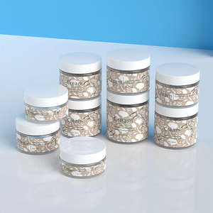 Wholesale Black PET <b>Plastic</b> Round Cream Jars with Screw Top for Skincare Body Cosmetic <b>Packaging</b> 80ml~250ml - Product Image 4