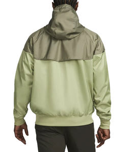 Veste coupe-vent de sport légère et imperméable à fermeture éclair intégrale pour homme, avec impression réfléchissante, options de tailles plus grandes - Product Image 6