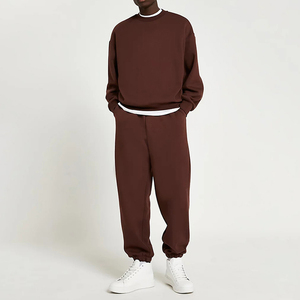 Haute qualité 100% coton polaire écologique Designer sweat à capuche personnalisé col rond pour l'hiver Streetwear Logo teint en plaine - Product Image 2