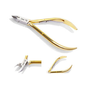 Venta superior de la mejor calidad de acero inoxidable de boca recta pinzas y cortadores de uñas para uñas Podología pinzas de uñas - Product Image 2