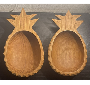 Plateau de service écologique en bois d'acacia classique fait à la main pour les ensembles de restaurant de décor d'ananas de nourriture fabriqués en Inde - Product Image 6