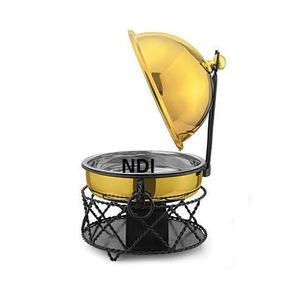 Réchaud de service de qualité supérieure pour équipement alimentaire de restaurant Réchaud de finition en métal plaqué cuivre - Product Image 4