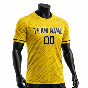 Camiseta de Fútbol Sublimada Personalizada de Secado Rápido y Transpirable con Impresión de Nombre y Número OEM ODM Venta al Por Mayor - Product Image 3