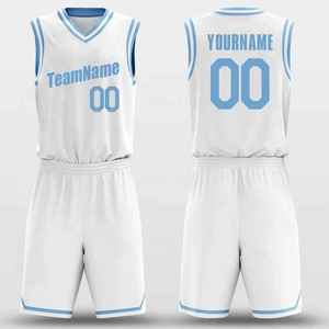 Ensemble d'uniformes de basketball légers en sublimation, conçus avec un tissu en polyester de qualité supérieure pour un confort optimal - Product Image 2