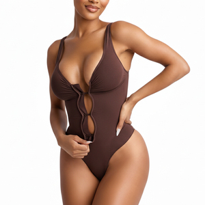 ชุดกระชับสัดส่วนแบบไร้ตะเข็บ NANBIN รุ่นซิปด้านหน้า ช่วยกระชับเอว แรงรัดสูง สำหรับผู้หญิง - Product Image 1