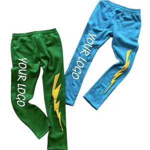 กางเกงวอร์มผู้ชายผ้าฟลีซเทอร์รี่ทรงแบ็กกี้แบบเรียงซ้อน - Product Image 1