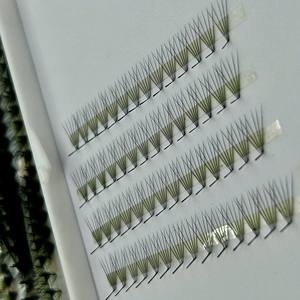 Extensiones de Pestañas de Fábrica, Longitud Mixta 3D-20D, Pestañas de Volumen en Tiras, Ultra Speed Fans, Súper Negras, Hechas a Mano, Curvatura CC/DD/M/L - Product Image 2