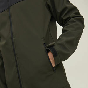 Veste softshell d'hiver pour homme, chaude, respirante, imperméable, coupe-vent, fermeture éclair intégrale, capuche - Product Image 5