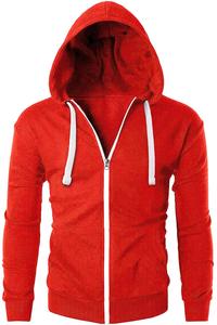 Sudaderas con capucha con cremallera de algodón 100% para hombre, jersey de peso pesado, ropa de calle, sudaderas con capucha Unisex, sudaderas con capucha bordadas personalizadas al por mayor - Product Image 2