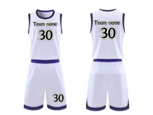 Vente en gros de vêtements de sport en polyester 100% personnalisés uniformes de basket-ball pour hommes respirants logo de haute qualité sublimé aux États-Unis bon marché - Product Image 6