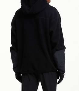 Sweats à capuche pour hommes Sweats à capuche personnalisés Sweats à capuche surdimensionnés en coton à manches longues et demi-fermeture éclair pour hommes Prix raisonnable Logo personnalisé de haute qualité - Product Image 3