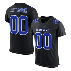 Créez votre propre maillot de football américain pour jeunes, sublimation personnalisée, nouveaux designs 2025, 100% polyester, manches courtes - Product Image 2