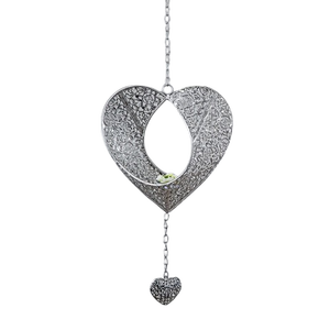 เชิงเทียนทีไลท์แบบแขวนพร้อมโซ่ประดับรูปหัวใจที่วางเทียนทีไลท์แบบแขวนล่าสุด - Product Image 1