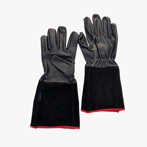 Vente en gros de gants de soudage TIG argon en cuir de vachette résistant à la chaleur, protection anti-coupure pour le travail manuel, bon marché - Product Image 1