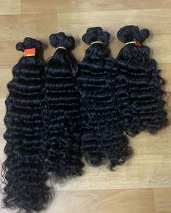 Extensión de trama de ondas profundas de cabello humano virgen vietnamita de la mejor calidad Premium de Grado Superior fácil de usar - Product Image 5