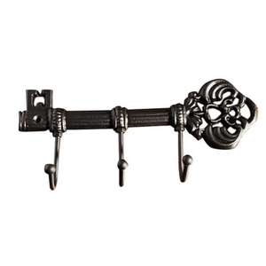 Heavy-duty Iron Keyholder Hooks with Intricate Handcrafted Designs for Vintage and Farmhouse Decor Styles - Product Image 6