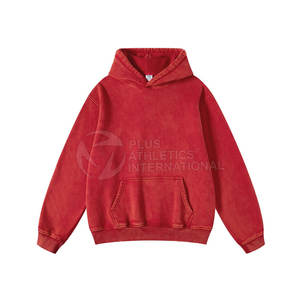 Sudaderas con capucha de lavado ácido para hombre, ropa de calle Vintage mezclada de algodón con diseño de manga larga, sudaderas con capucha de lavado ácido para hombre a la moda - Product Image 1