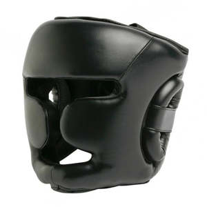 Protection de tête respirante en PU personnalisée à succès pour MMA, kickboxing, boxe, taekwondo avec protection des joues et du visage - Product Image 2