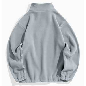 Nouveau design pull épais personnalisé sweat à capuche zippé chaud pour l'hiver sweat à capuche en polaire Sherpa en coton personnalisé pour hommes - Product Image 2