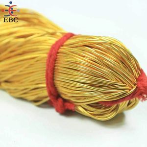 Hilo Metálico Francés al por Mayor, Hilo de Bordado Liso, Hilo de Bordado en Espiral, Hilo de Bordado Zardozi - Product Image 1