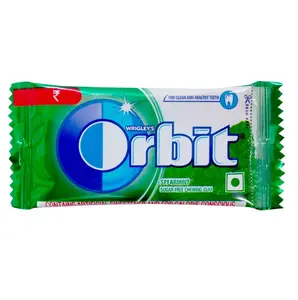 Orbit Gum Pfefferminze Zuckerfreier Kaugummi, Einzel packung