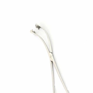 Pinces Vulsellum professionnelles de haute qualité, 26 cm, courbées manuellement, 3x3 dents, acier inoxydable, instrument chirurgical gynécologique - Product Image 5